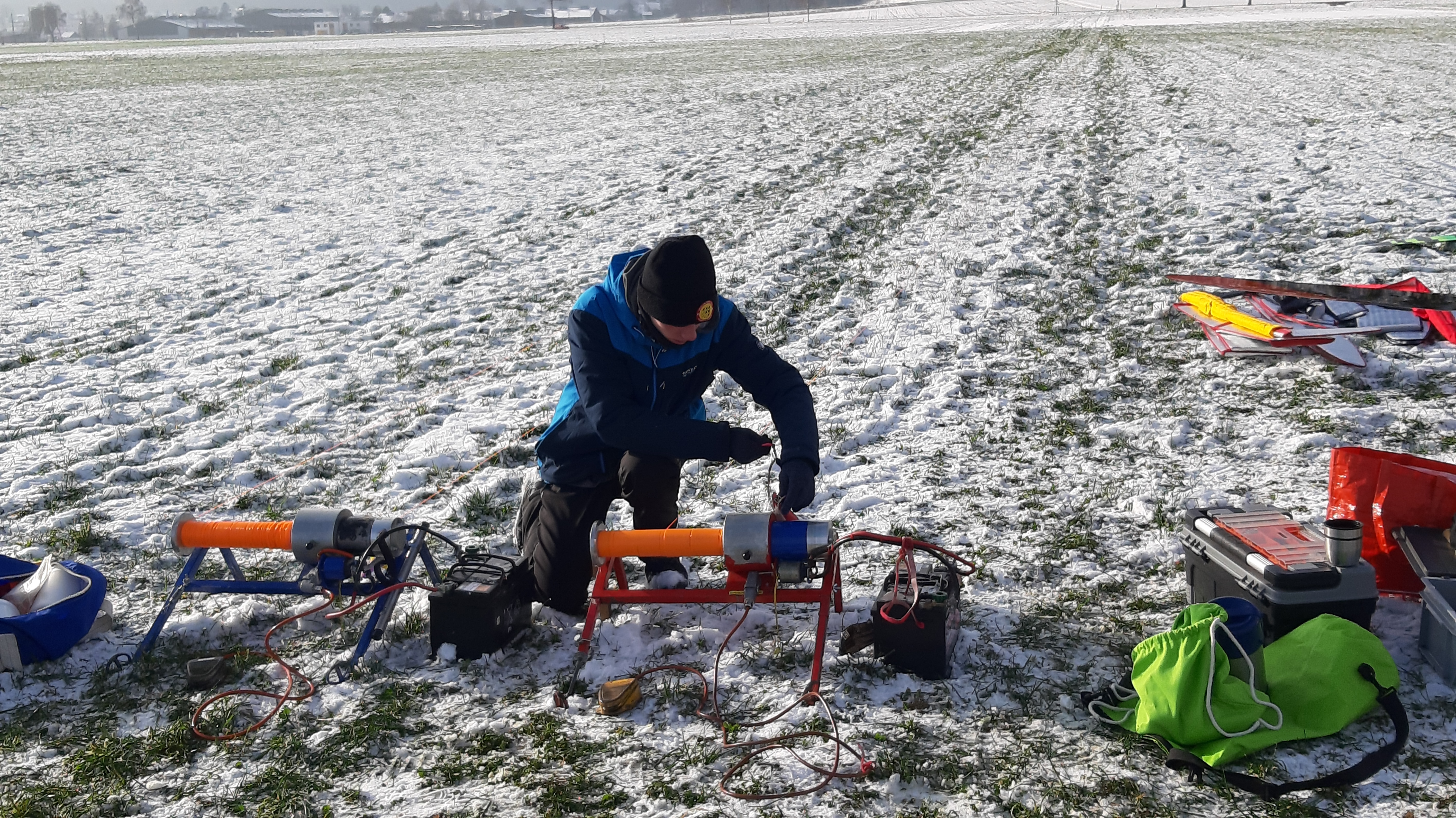 Winterliga F3J und Trainig der Elite F3B