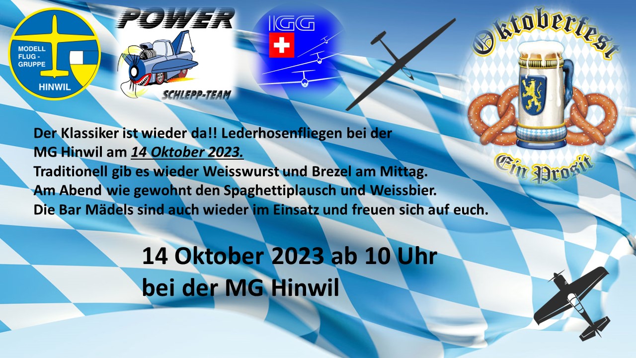 Oktoberfestfliegen bei der MG Hinwil